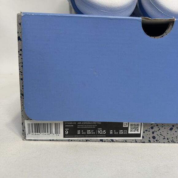 Nike Shoes Air Jordan 6 Retro “UNC Home” 2024 - Picture 7 of 8